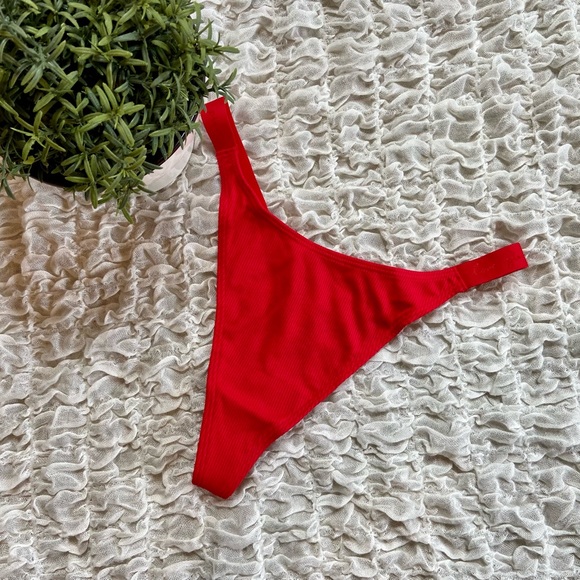 PINK Victoria's Secret Intimates & Sleepwear Pink Victorias Secret Logo Thong High Rise